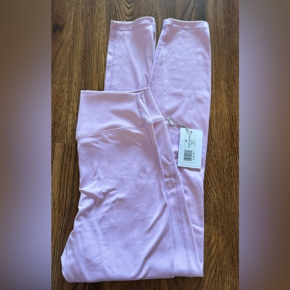 NWT WEWOREWHAT V shape pink leggings 26โ (size M) - Picture 2 of 7